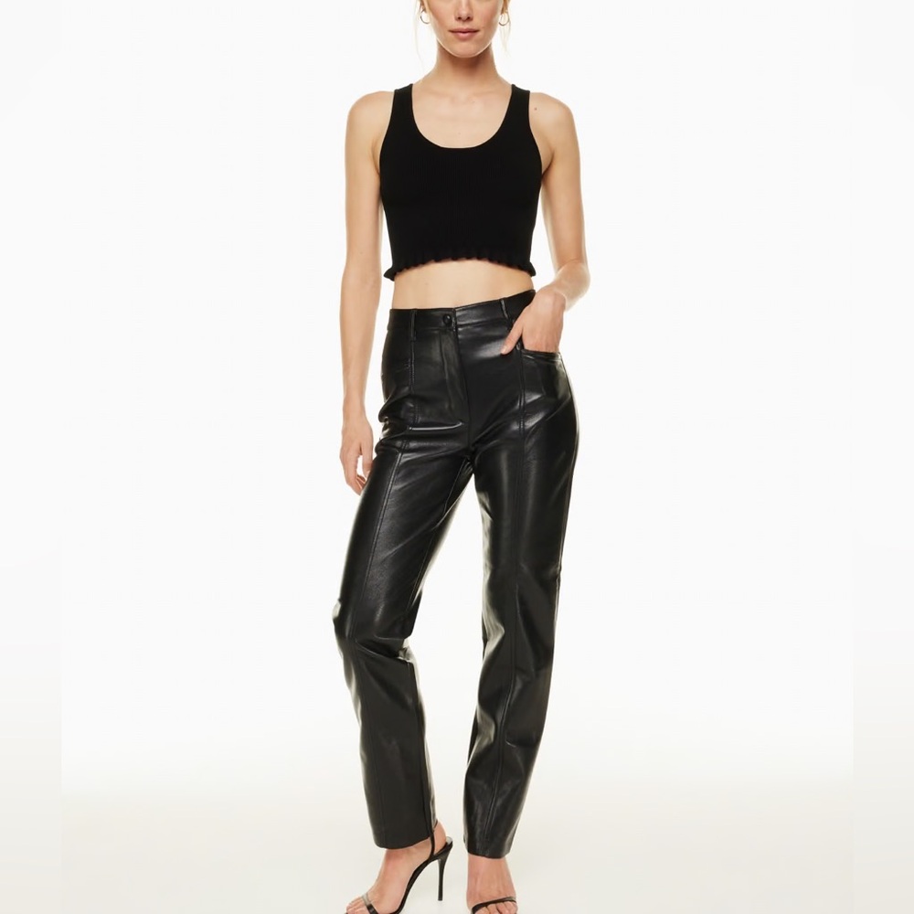 REDUCED - MOVING SALE - Aritzia Wilfred Rebel Vegan Leather Pant